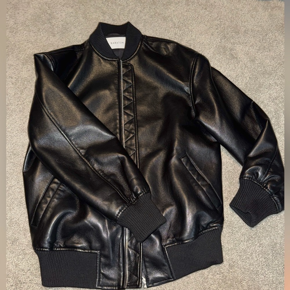 Aritizia- Babaton Vegan Bomber Jacket. Brand new condition